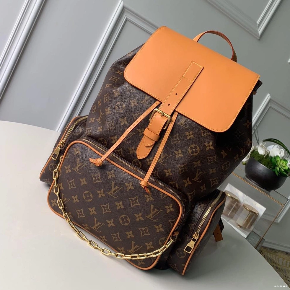 Rep ladies VUITTON BACKPACK LOUIS TRIO 0807